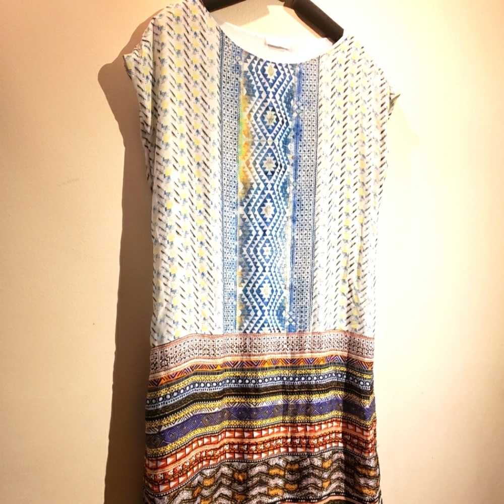 Mix Prints Boohoo Sleeveless Dress